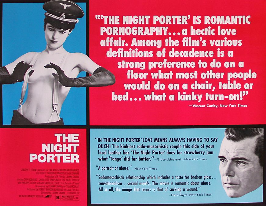 Night Porter (1974) original movie poster for sale at Original Film Art - Vintage Movie Posters