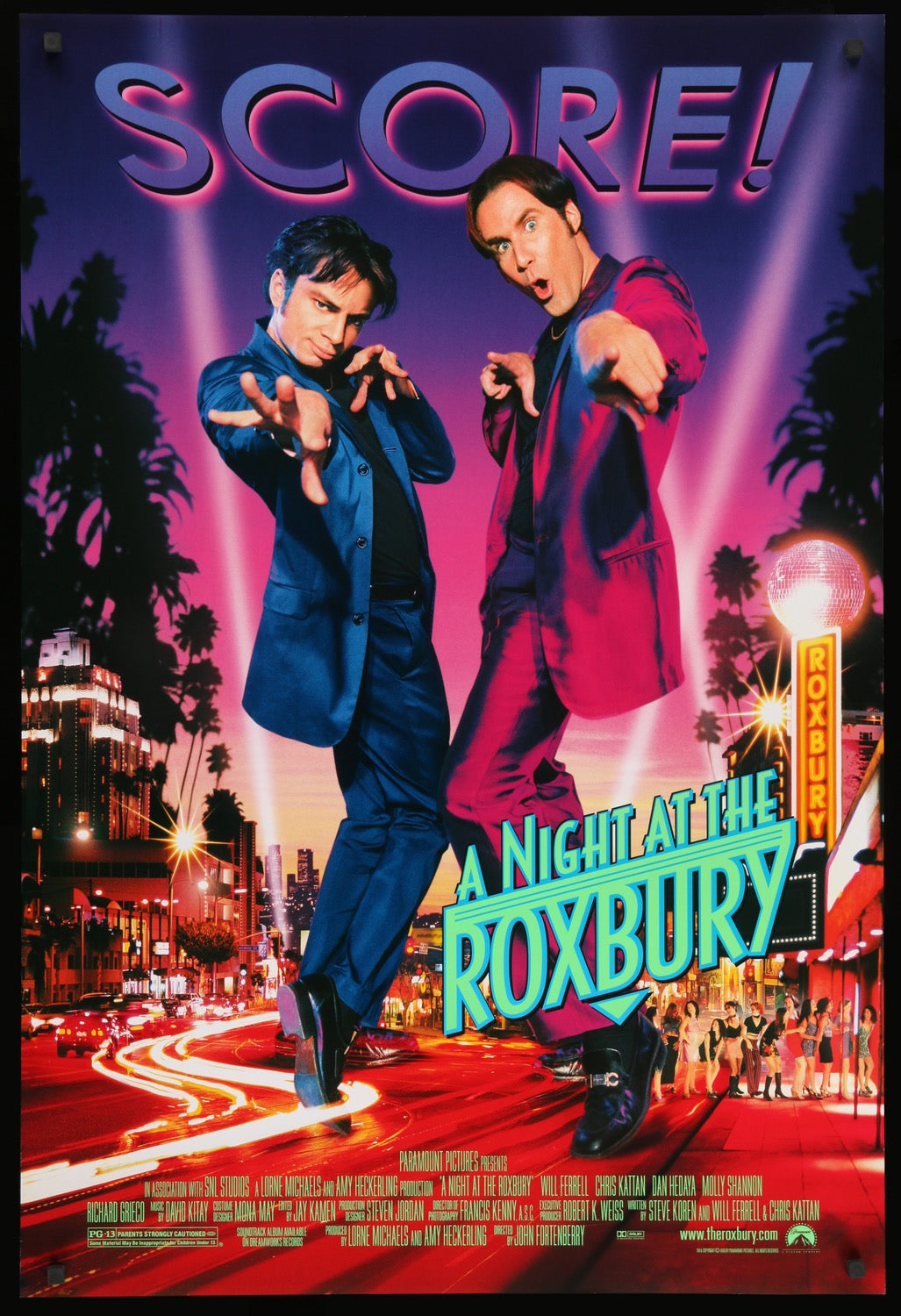 Night at the Roxbury (1998) original movie poster for sale at Original Film Art - Vintage Movie Posters