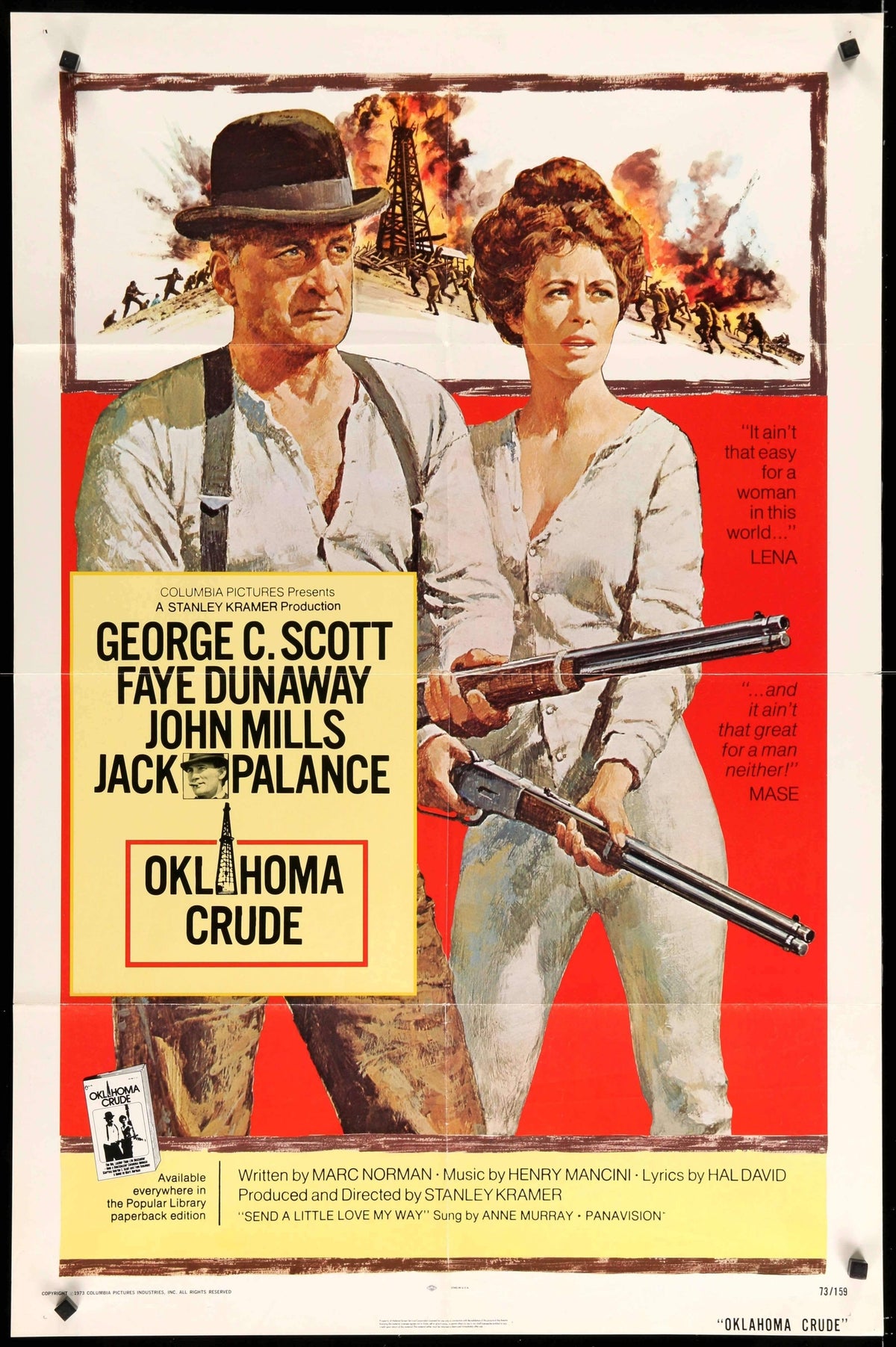 Oklahoma Crude (1973) original movie poster for sale at Original Film Art