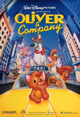 Oliver and Company (1988) original movie poster for sale at Original Film Art
