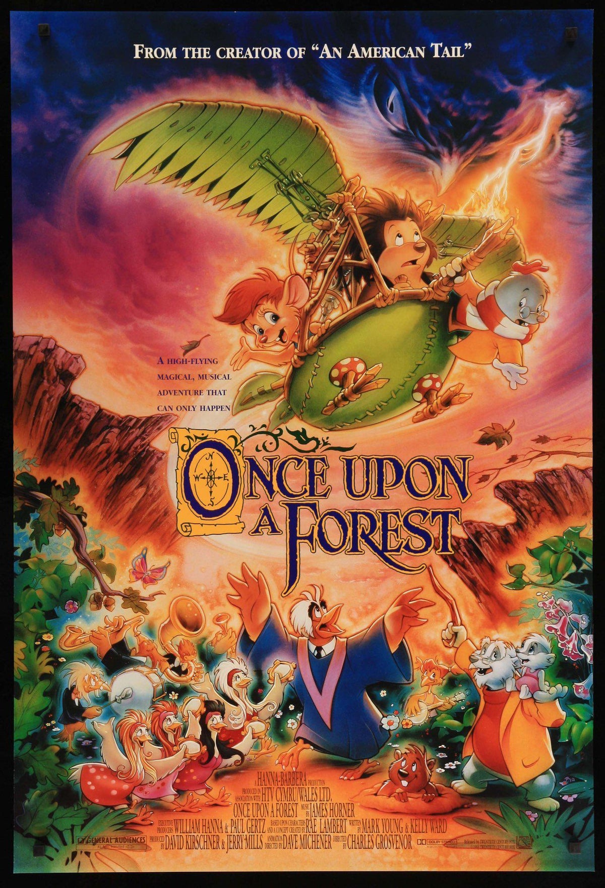 Once Upon a Forest (1993) original movie poster for sale at Original Film Art