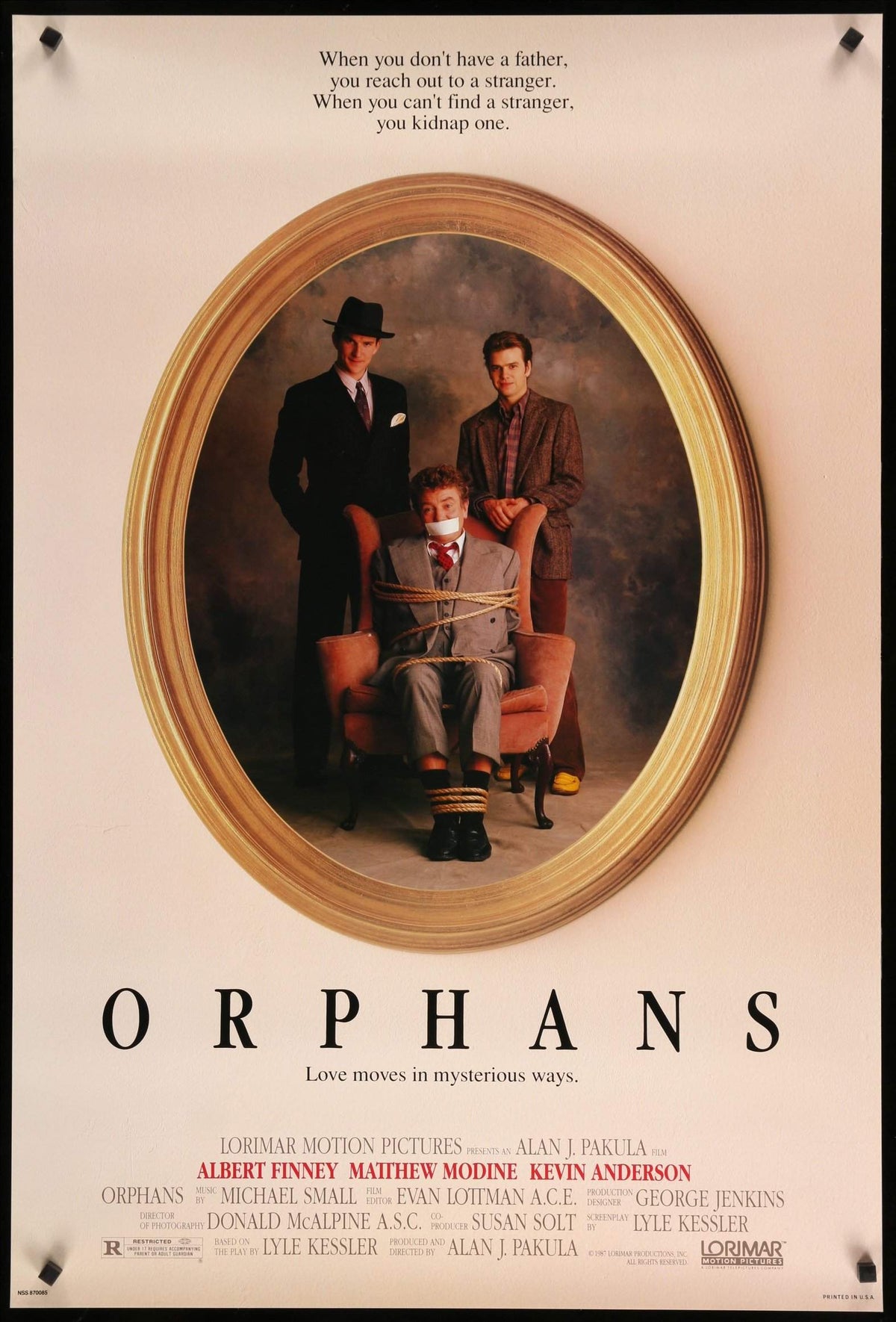 Orphans (1987) original movie poster for sale at Original Film Art