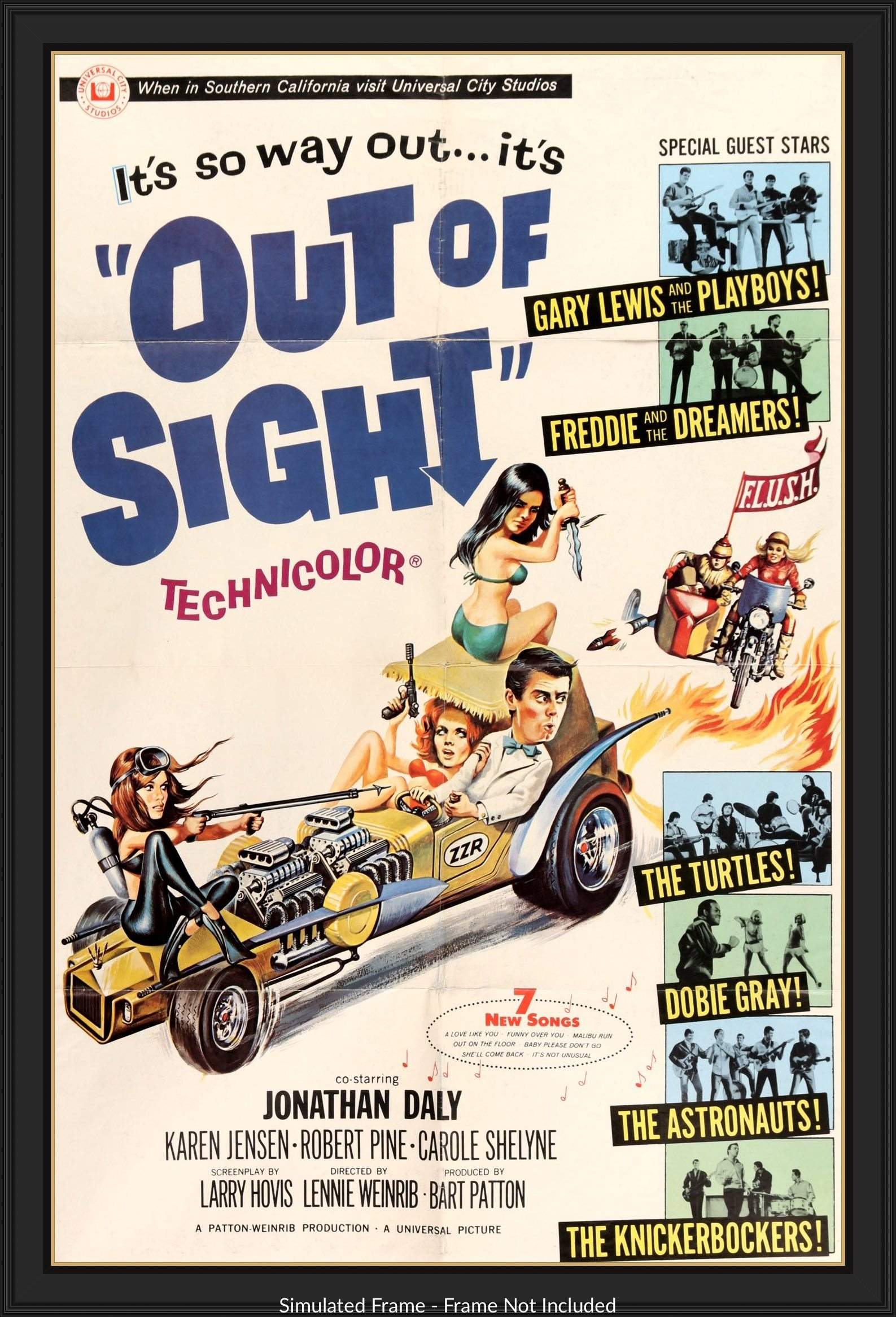 Out of Sight (1966) original movie poster for sale at Original Film Art
