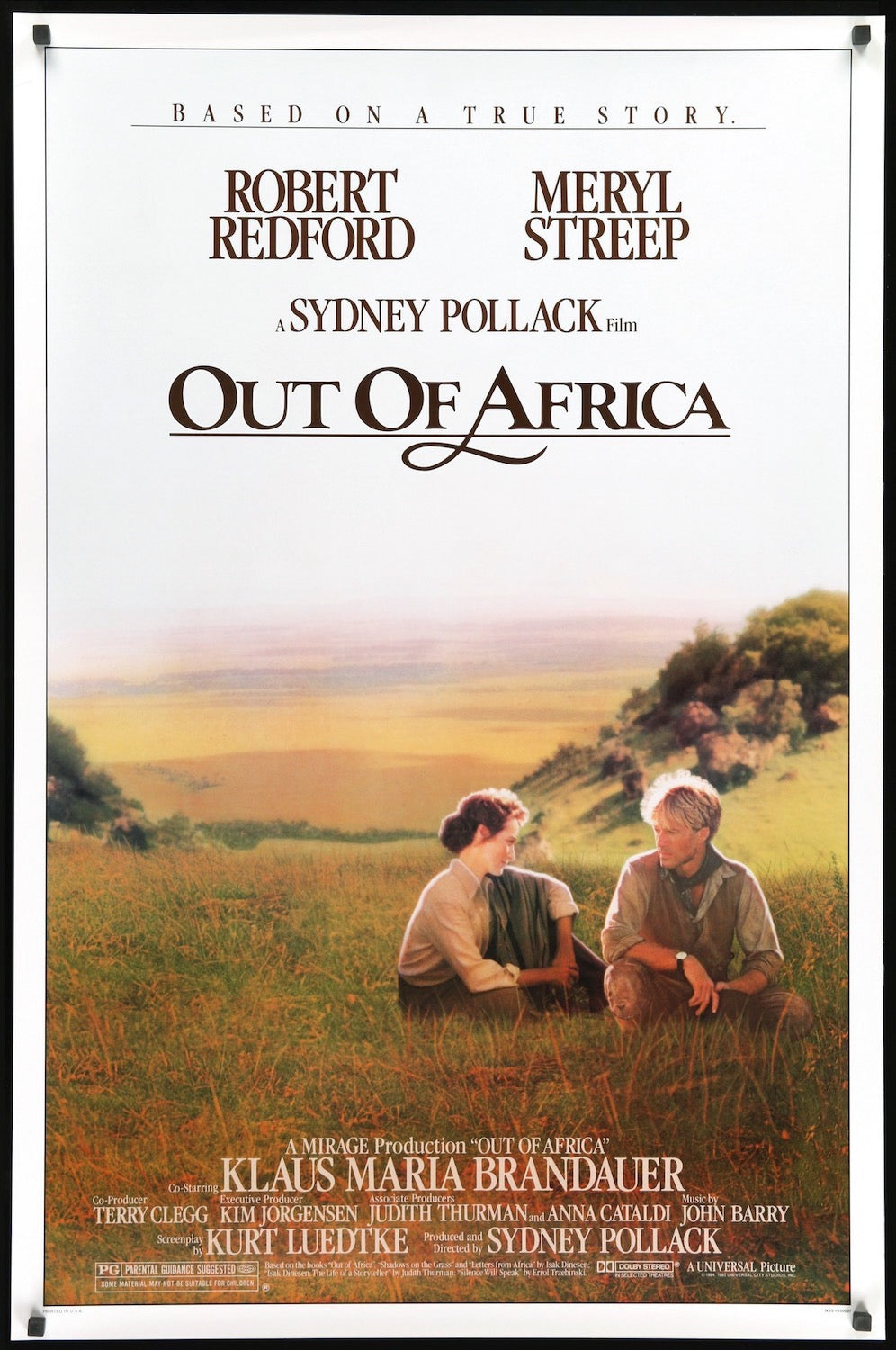 Out of Africa (1985) original movie poster for sale at Original Film Art