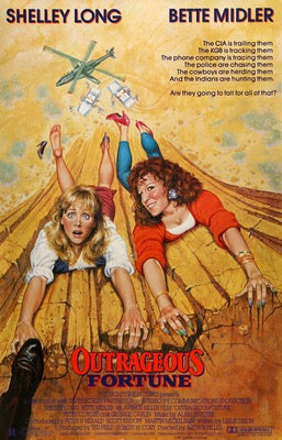 Outrageous Fortune (1986) original movie poster for sale at Original Film Art