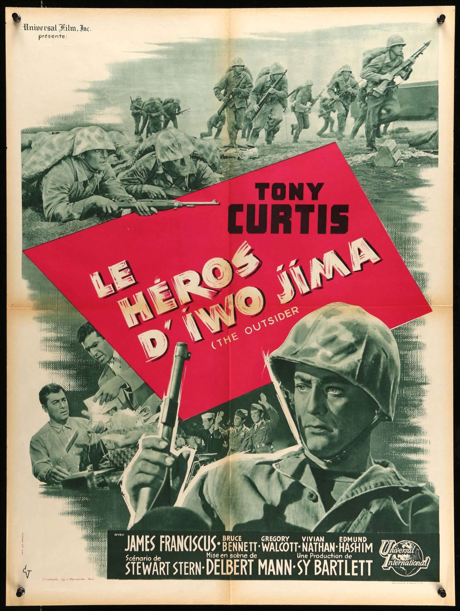 Outsider (1962) original movie poster for sale at Original Film Art - Vintage Movie Posters