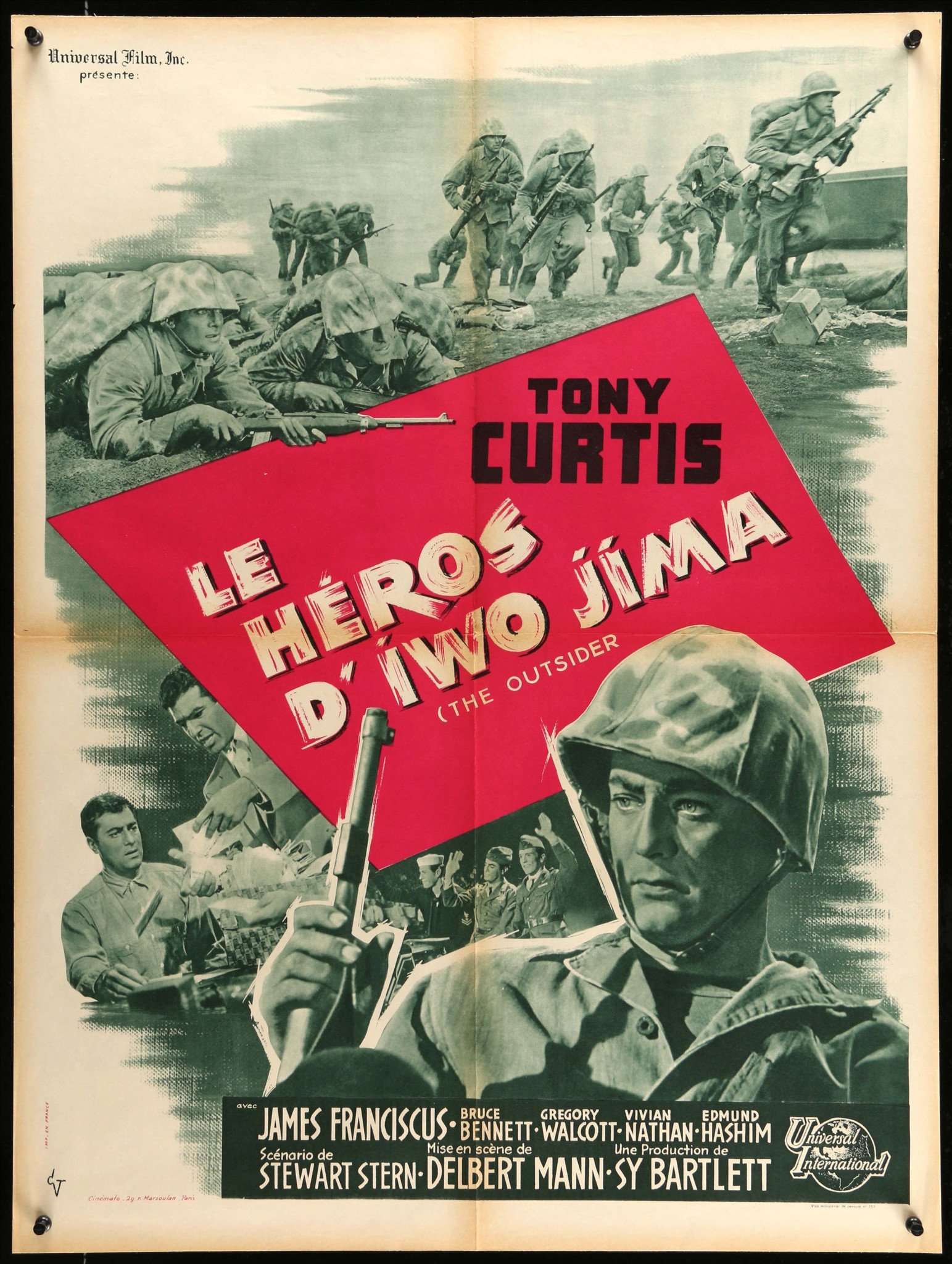 Outsider (1962) original movie poster for sale at Original Film Art