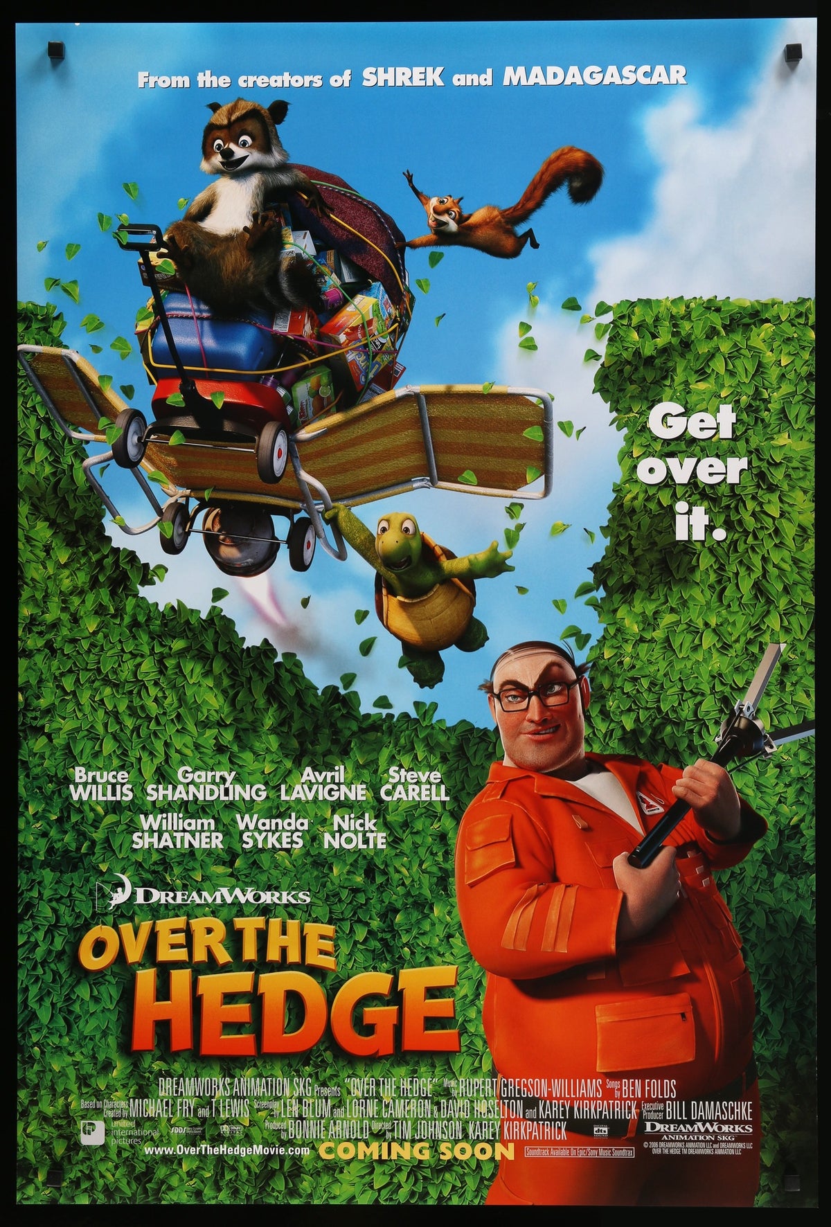 Over the Hedge (2006) original movie poster for sale at Original Film Art