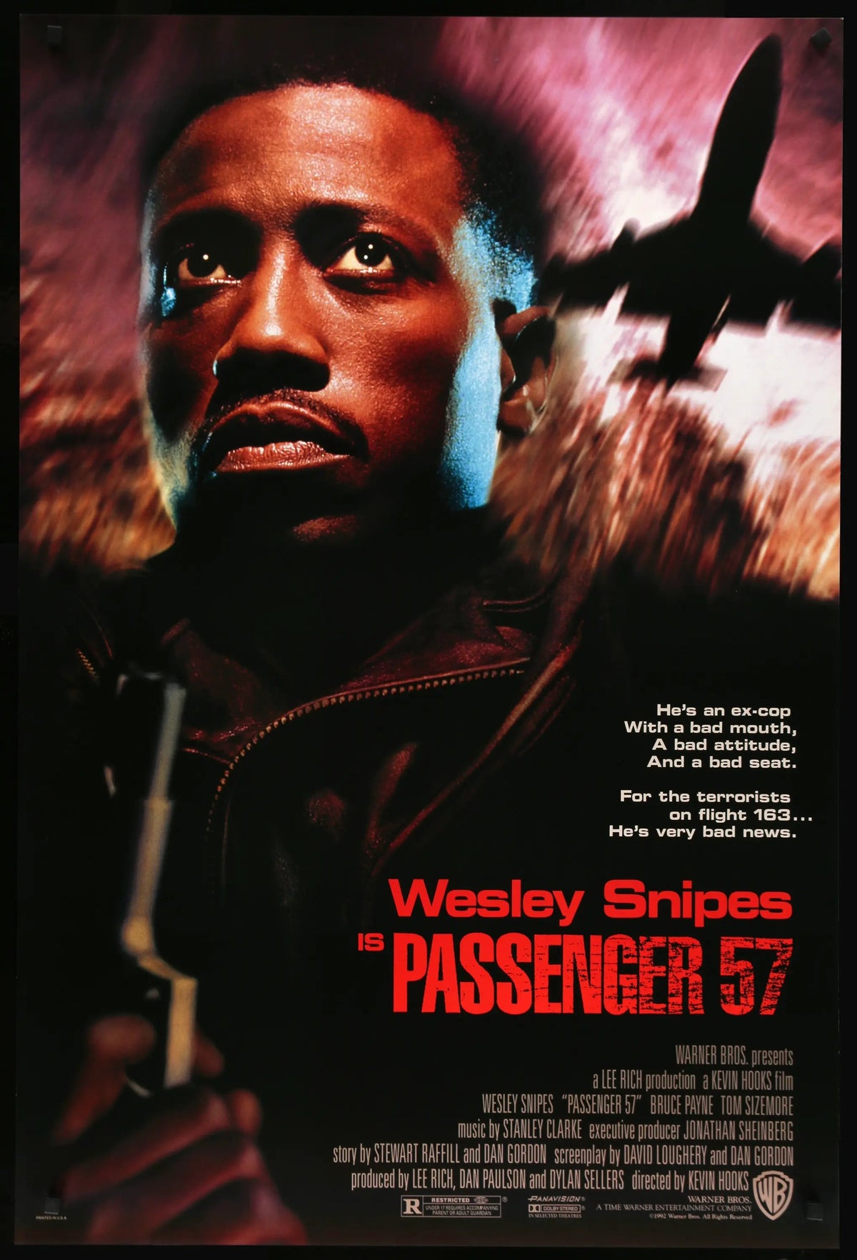 Passenger 57 (1992) original movie poster for sale at Original Film Art - Vintage Movie Posters