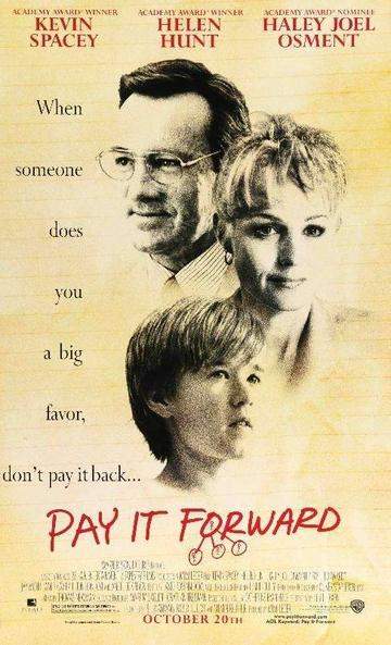 Pay It Forward (2000) original movie poster for sale at Original Film Art - Vintage Movie Posters