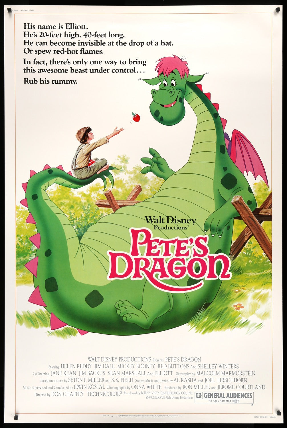 Pete&#39;s Dragon (1977) original movie poster for sale at Original Film Art - Vintage Movie Posters