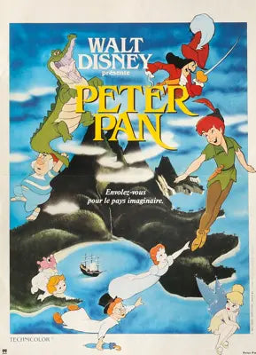 Peter Pan (1953) original movie poster for sale at Original Film Art - Vintage Movie Posters
