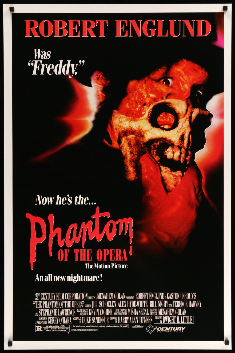 Phantom of the Opera (1989) original movie poster for sale at Original Film Art