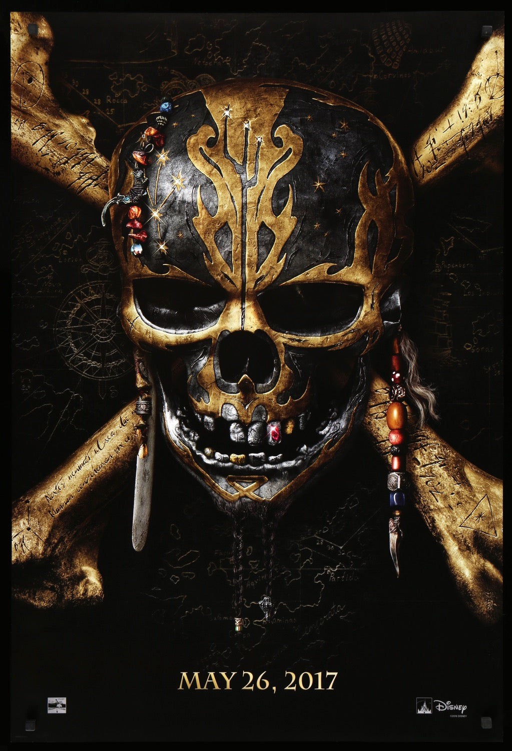 Pirates of the Caribbean: Dead Men Tell No Tales (2017) original movie poster for sale at Original Film Art - Vintage Movie Posters