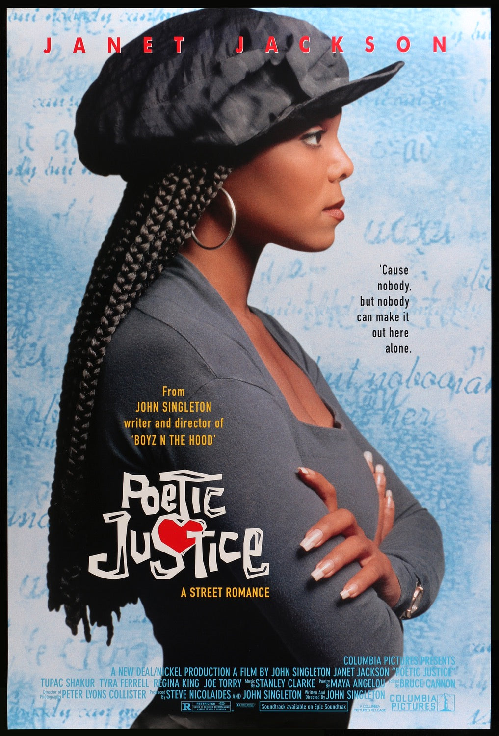 Poetic Justice (1993) original movie poster for sale at Original Film Art - Vintage Movie Posters