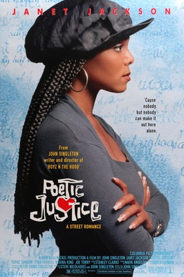 Poetic Justice (1993) original movie poster for sale at Original Film Art - Vintage Movie Posters