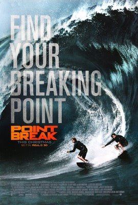 Point Break (2015) original movie poster for sale at Original Film Art - Vintage Movie Posters