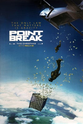 Point Break (2015) original movie poster for sale at Original Film Art - Vintage Movie Posters