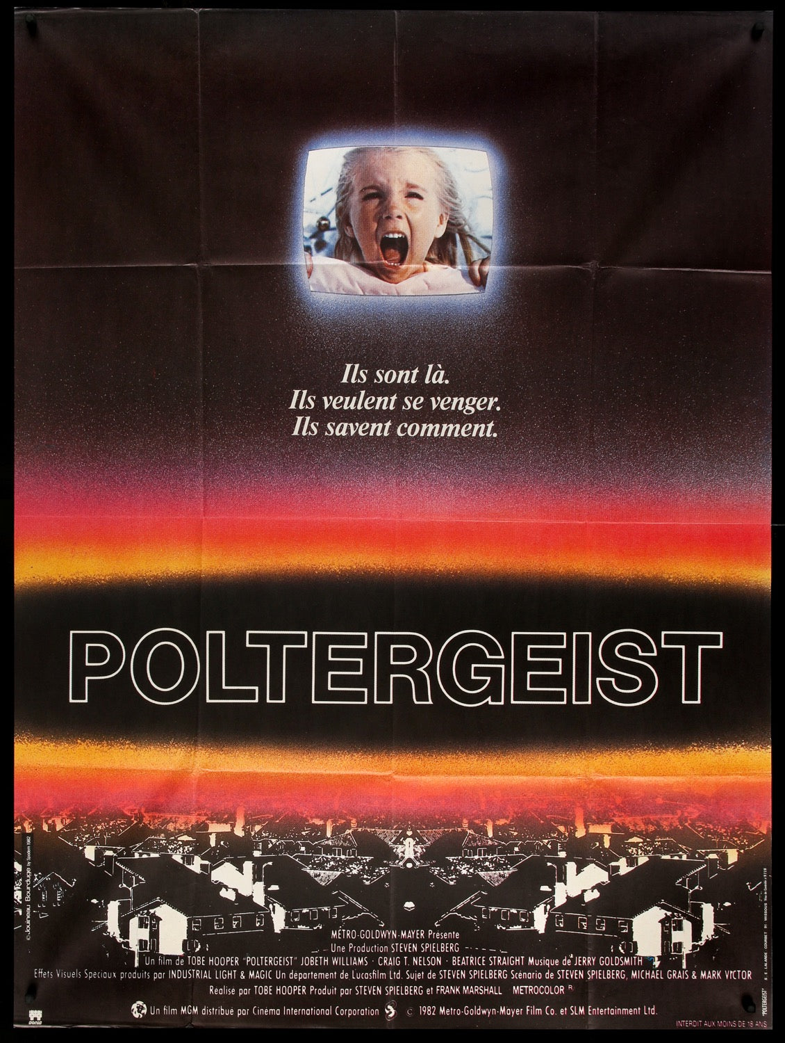Poltergeist (1982) original movie poster for sale at Original Film Art - Vintage Movie Posters