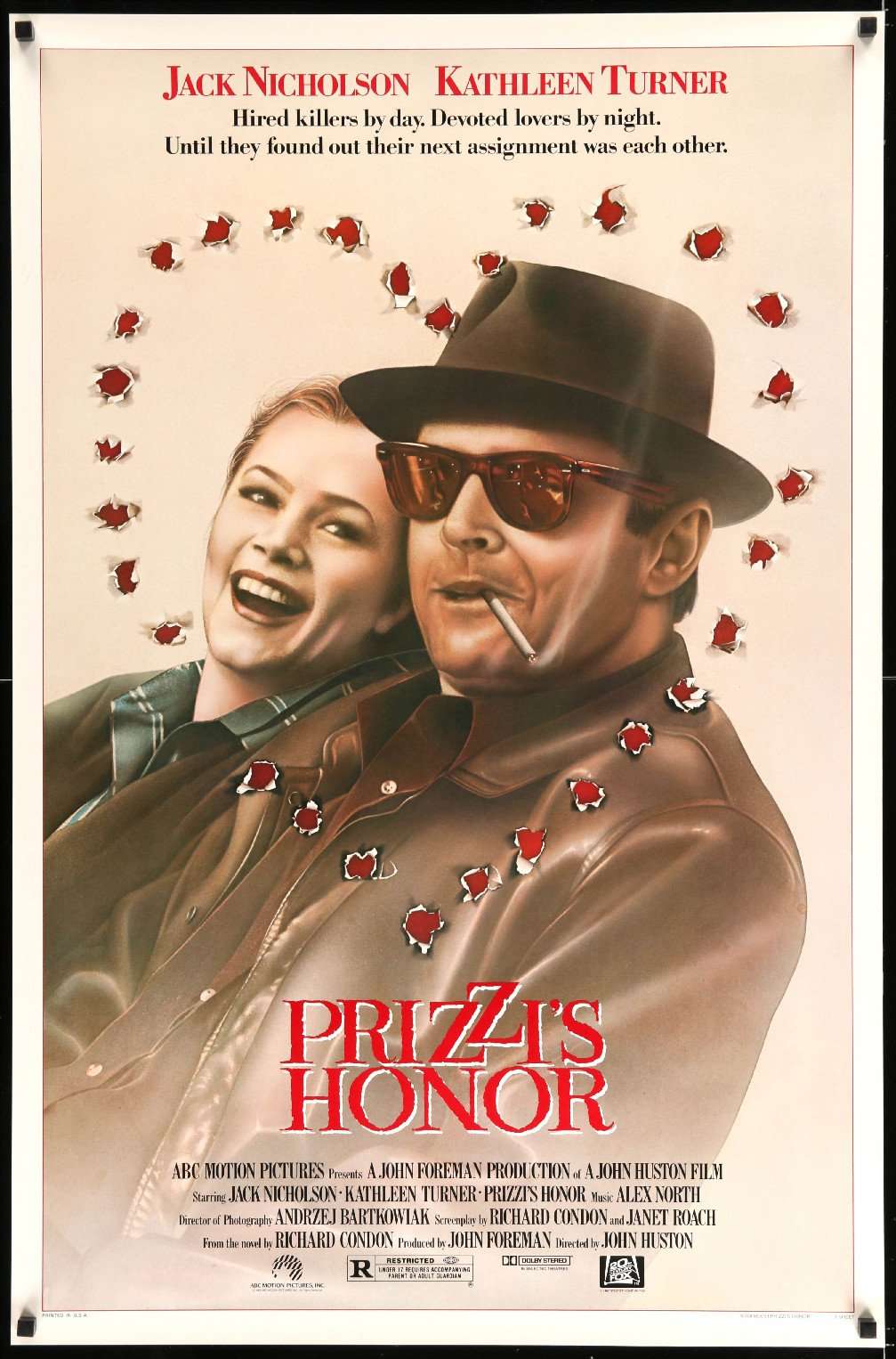 Prizzi&#39;s Honor (1985) original movie poster for sale at Original Film Art