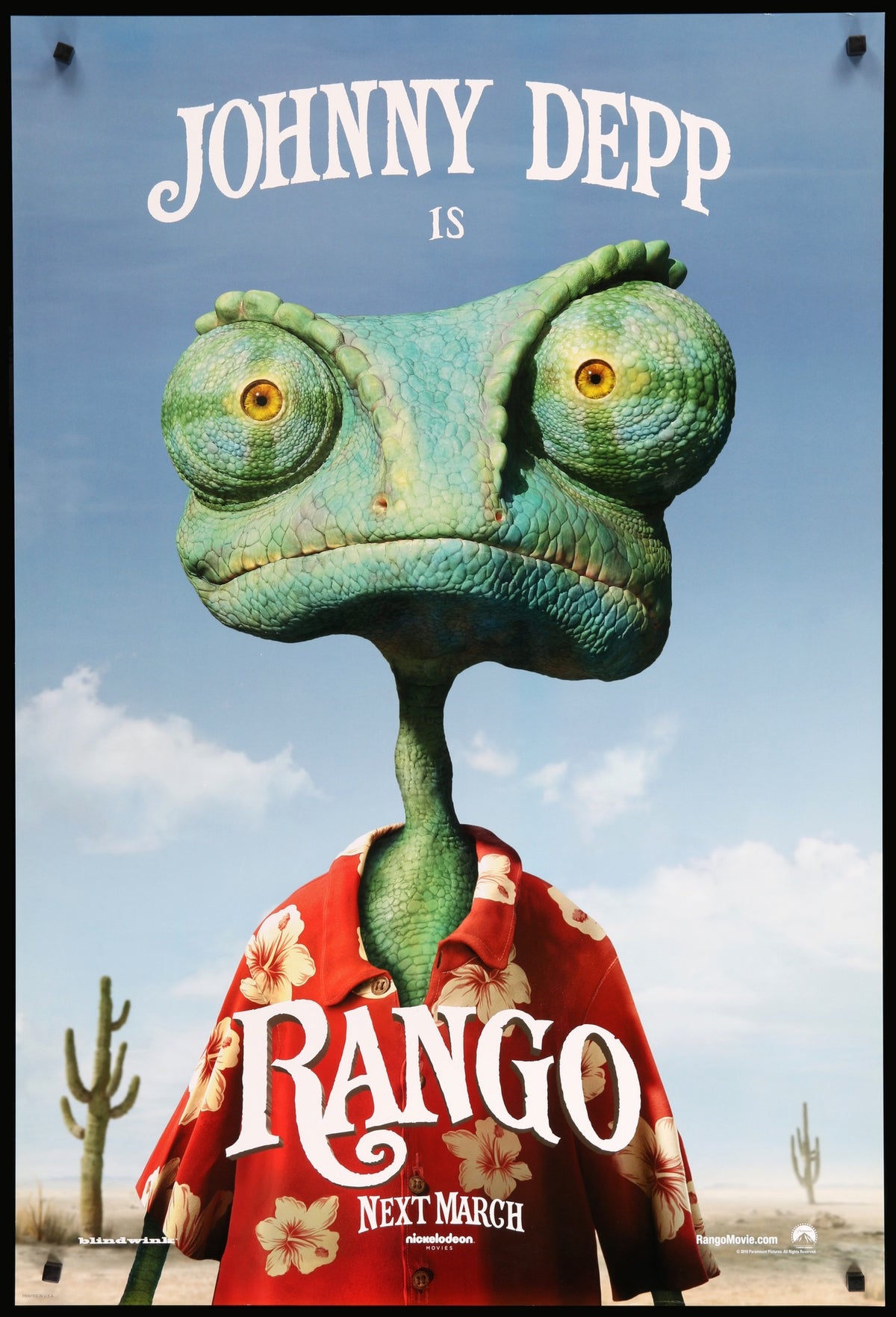 Rango (2011) original movie poster for sale at Original Film Art