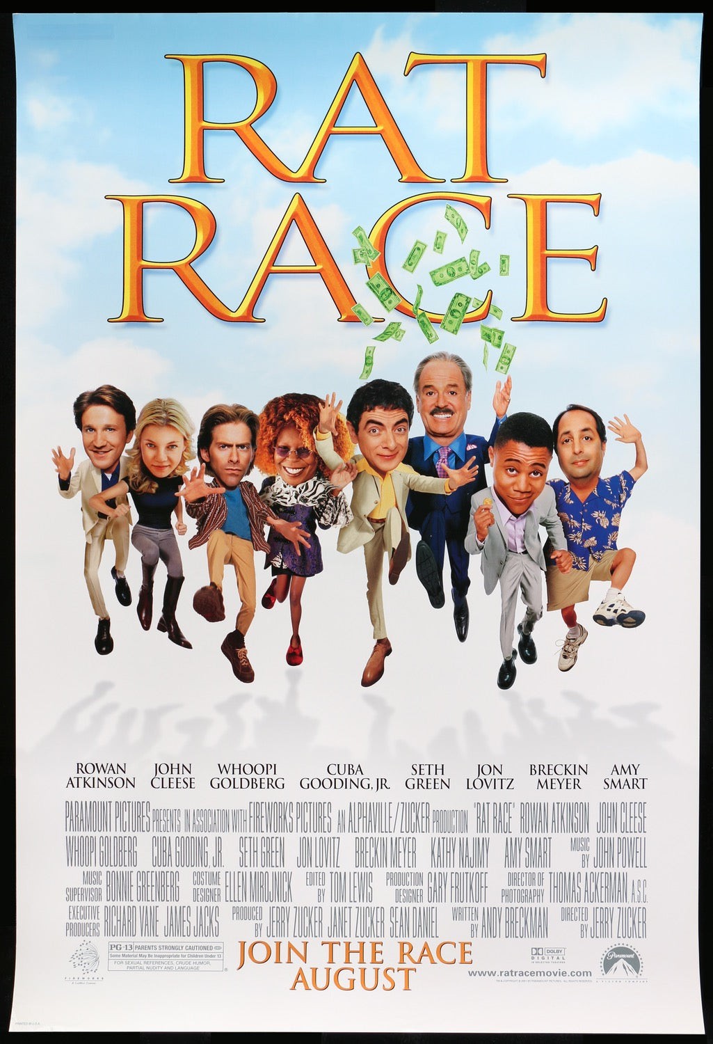 Rat Race (2001) original movie poster for sale at Original Film Art - Vintage Movie Posters