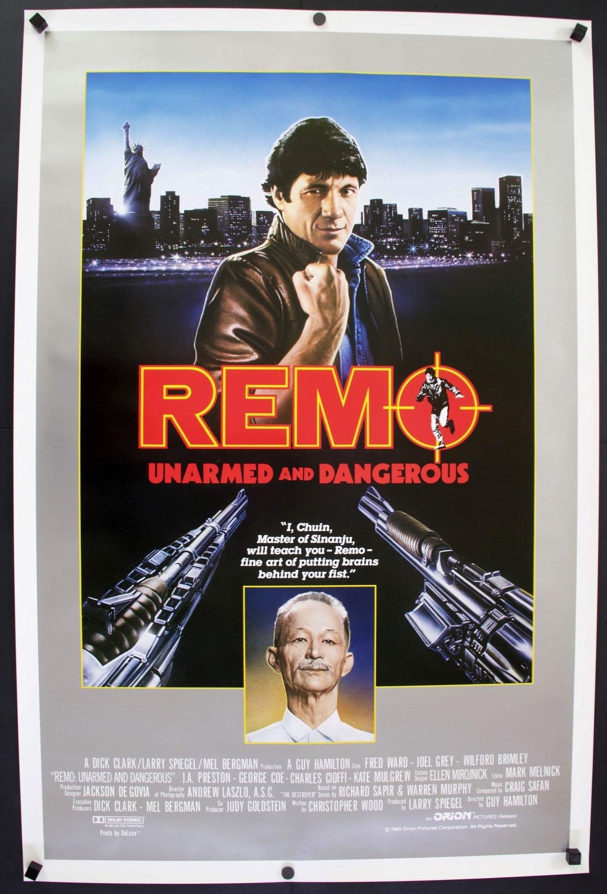 Remo Williams: The Adventure Begins (1985) original movie poster for sale at Original Film Art