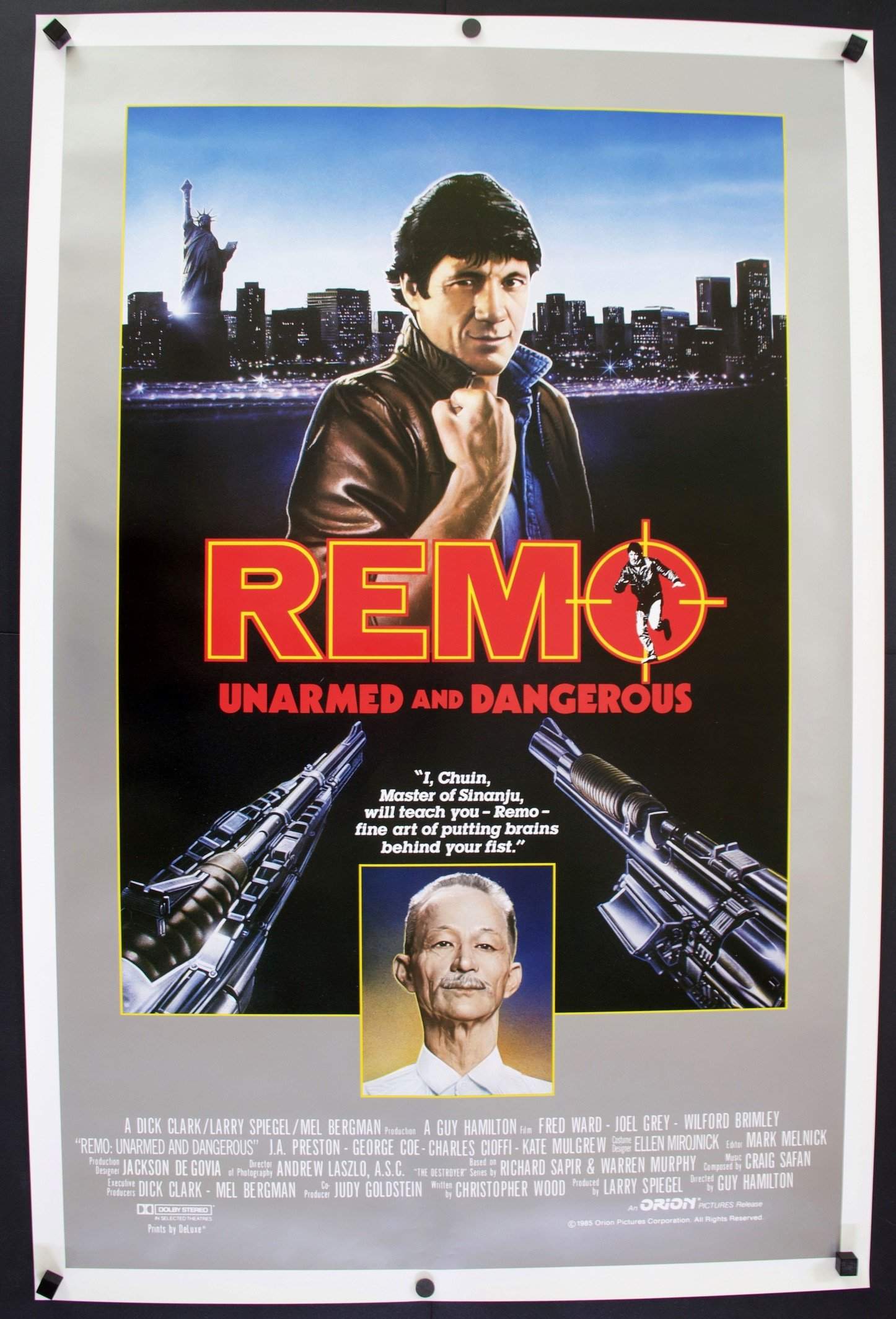 Remo Williams: The Adventure Begins (1985) original movie poster for sale at Original Film Art