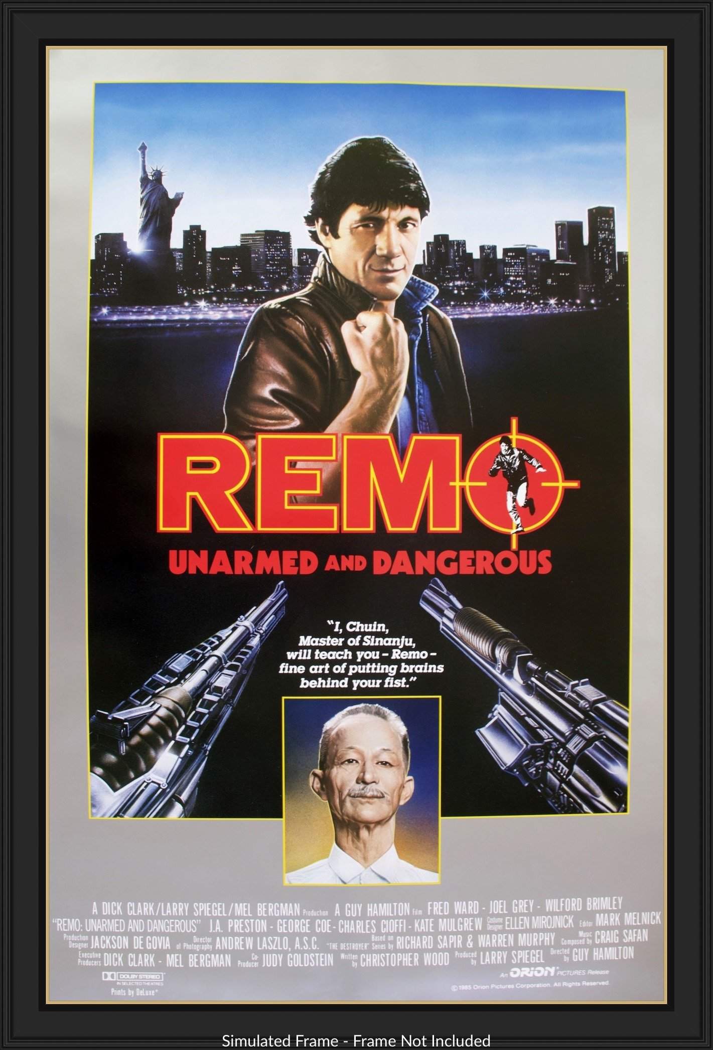 Remo Williams: The Adventure Begins (1985) original movie poster for sale at Original Film Art