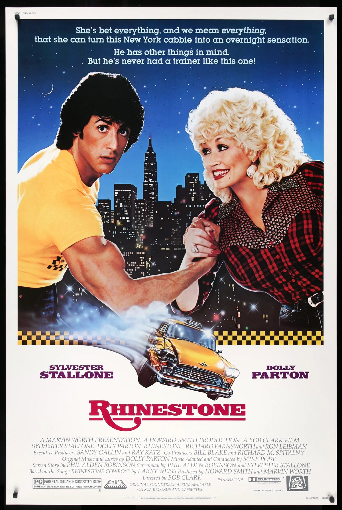 Rhinestone (1984) original movie poster for sale at Original Film Art