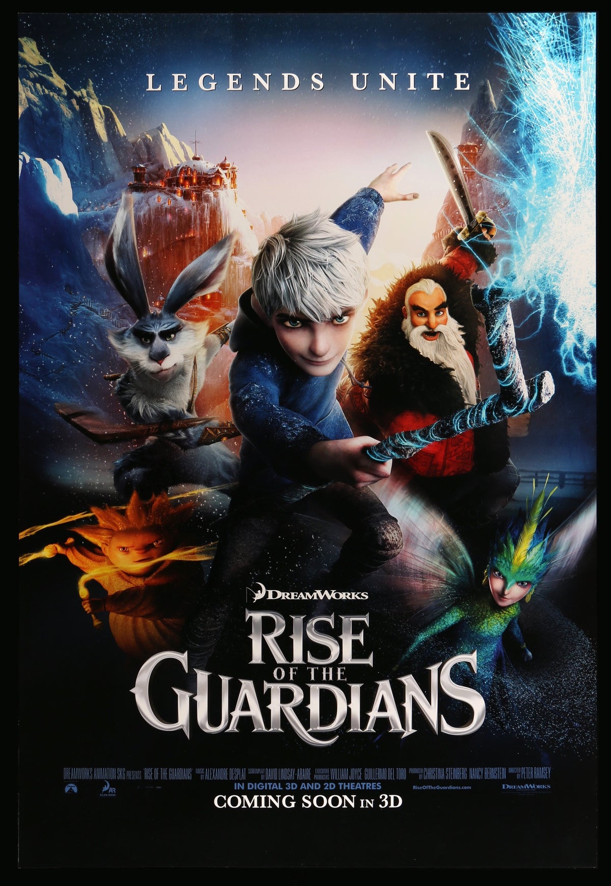 Rise Of The Guardians (2012) original movie poster for sale at Original Film Art