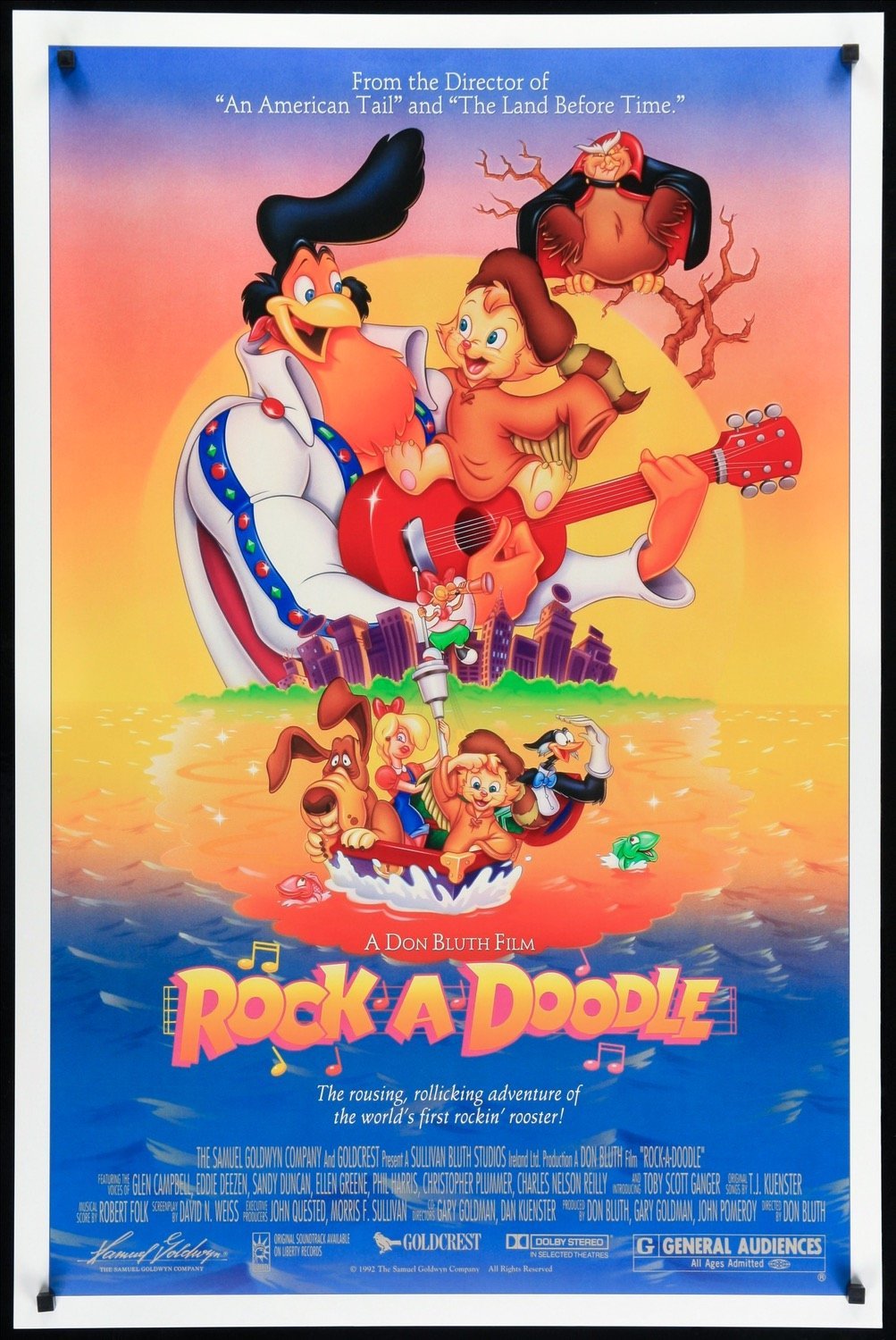 Rock-A-Doodle (1991) original movie poster for sale at Original Film Art