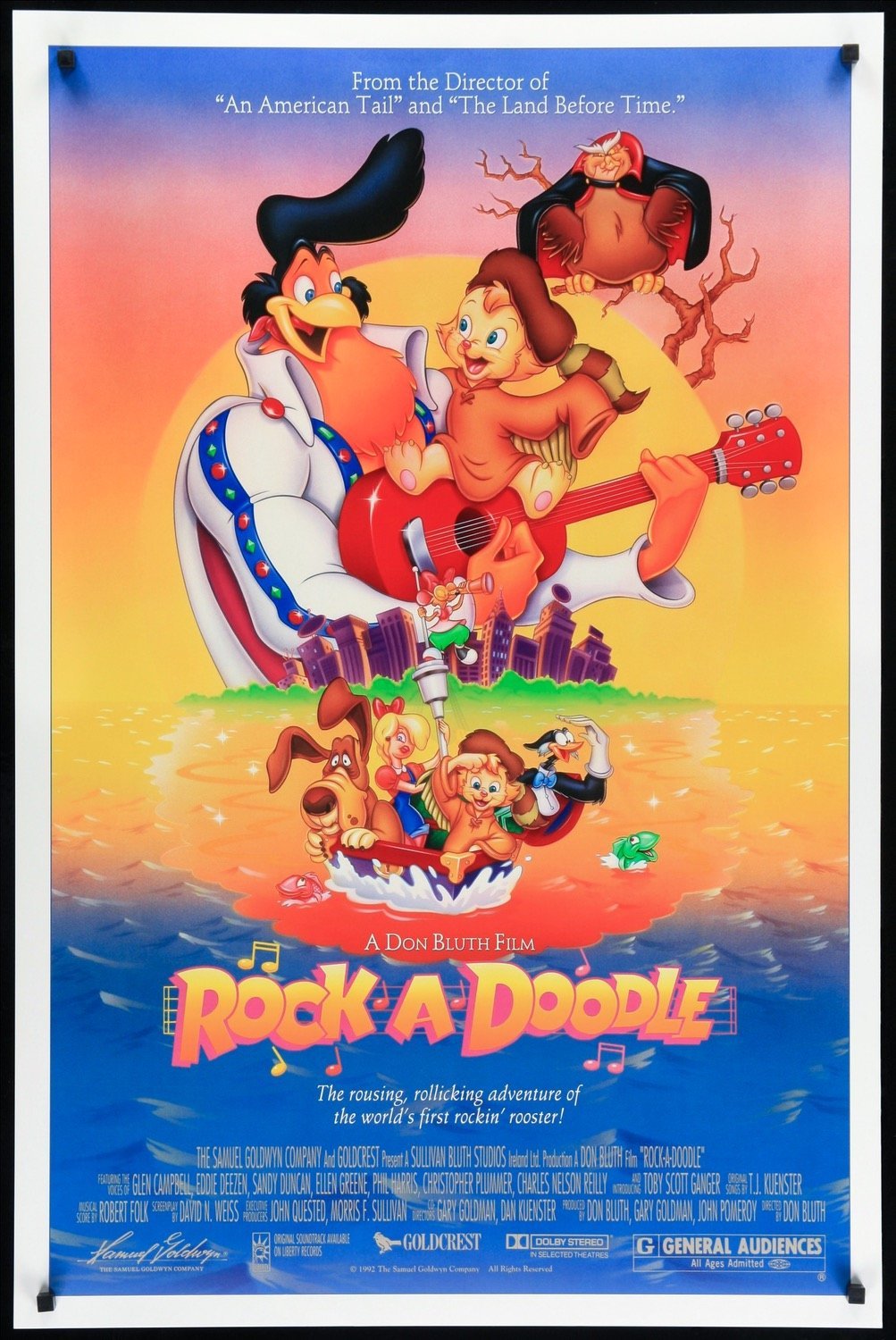 Rock-A-Doodle (1991) original movie poster for sale at Original Film Art - Vintage Movie Posters