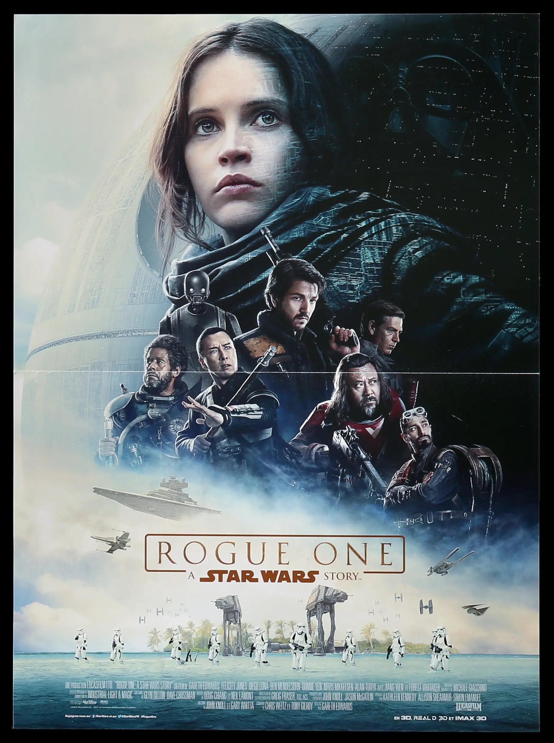 Rogue One: A Star Wars Story (2016) Original French Movie Poster 