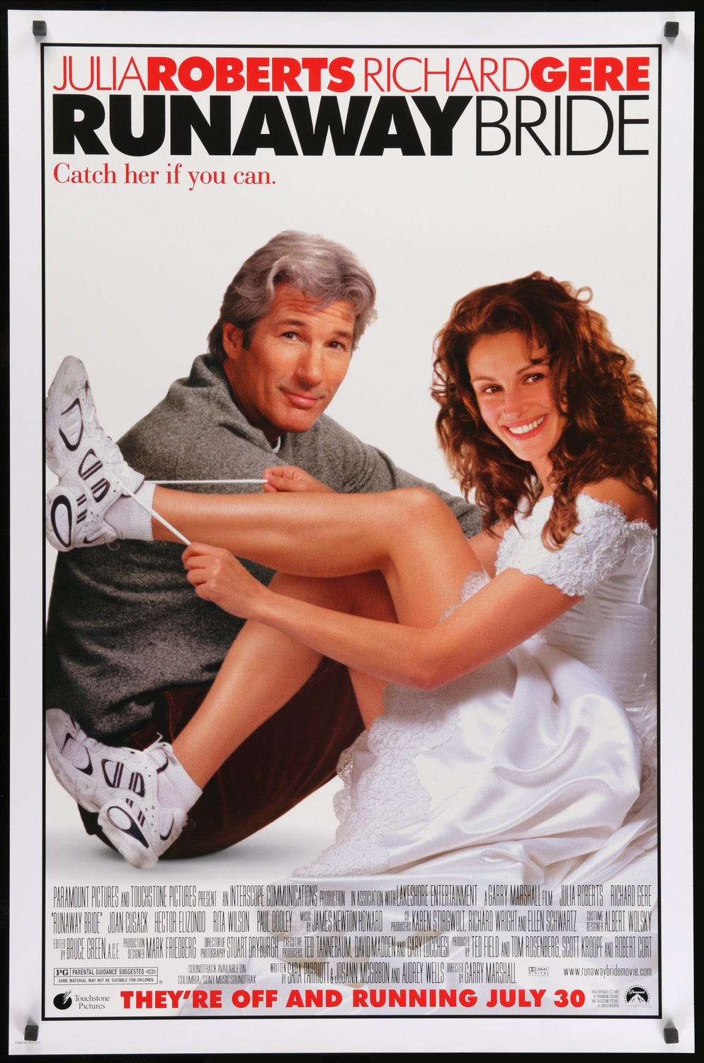Runaway Bride (1999) original movie poster for sale at Original Film Art - Vintage Movie Posters