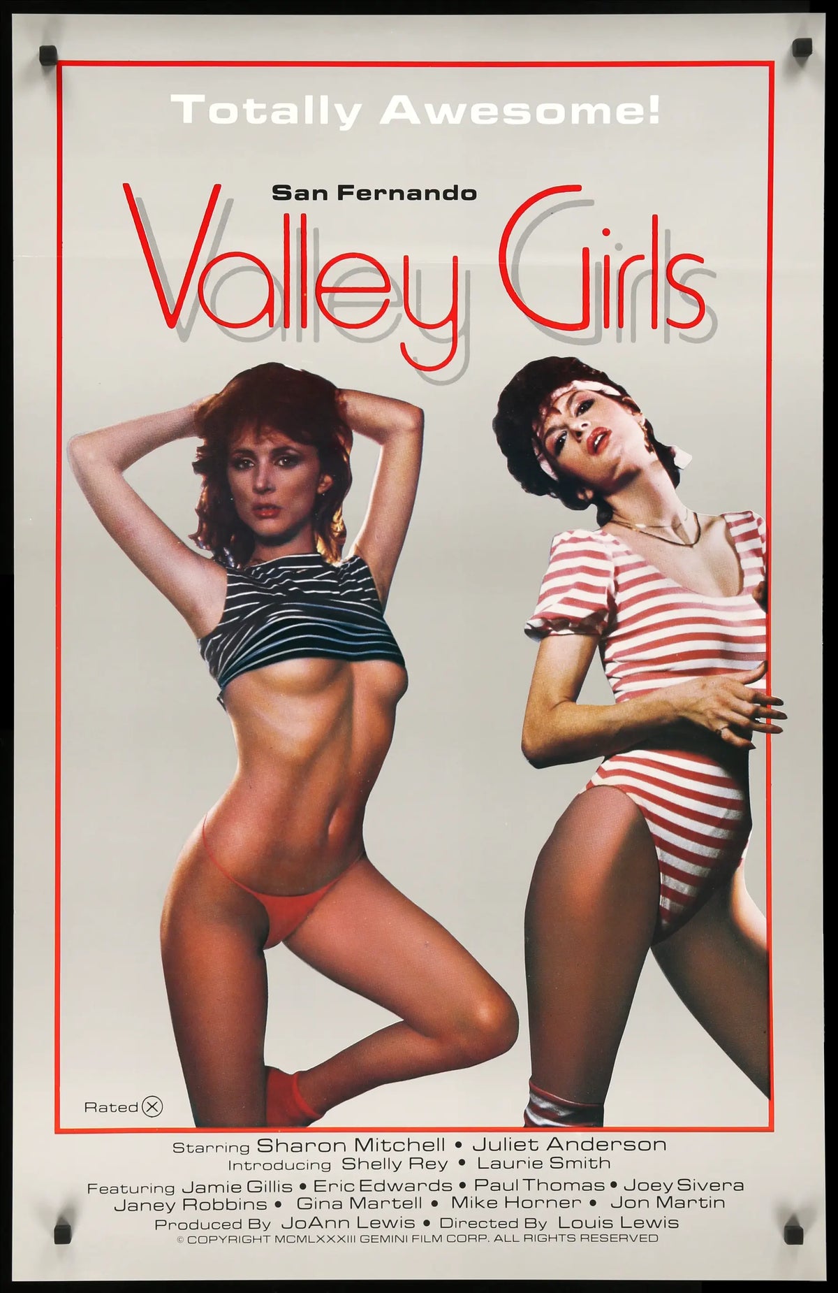 San Fernando Valley Girls (1988) original movie poster for sale at Original Film Art