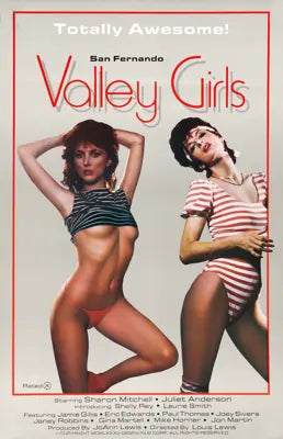 San Fernando Valley Girls (1988) original movie poster for sale at Original Film Art