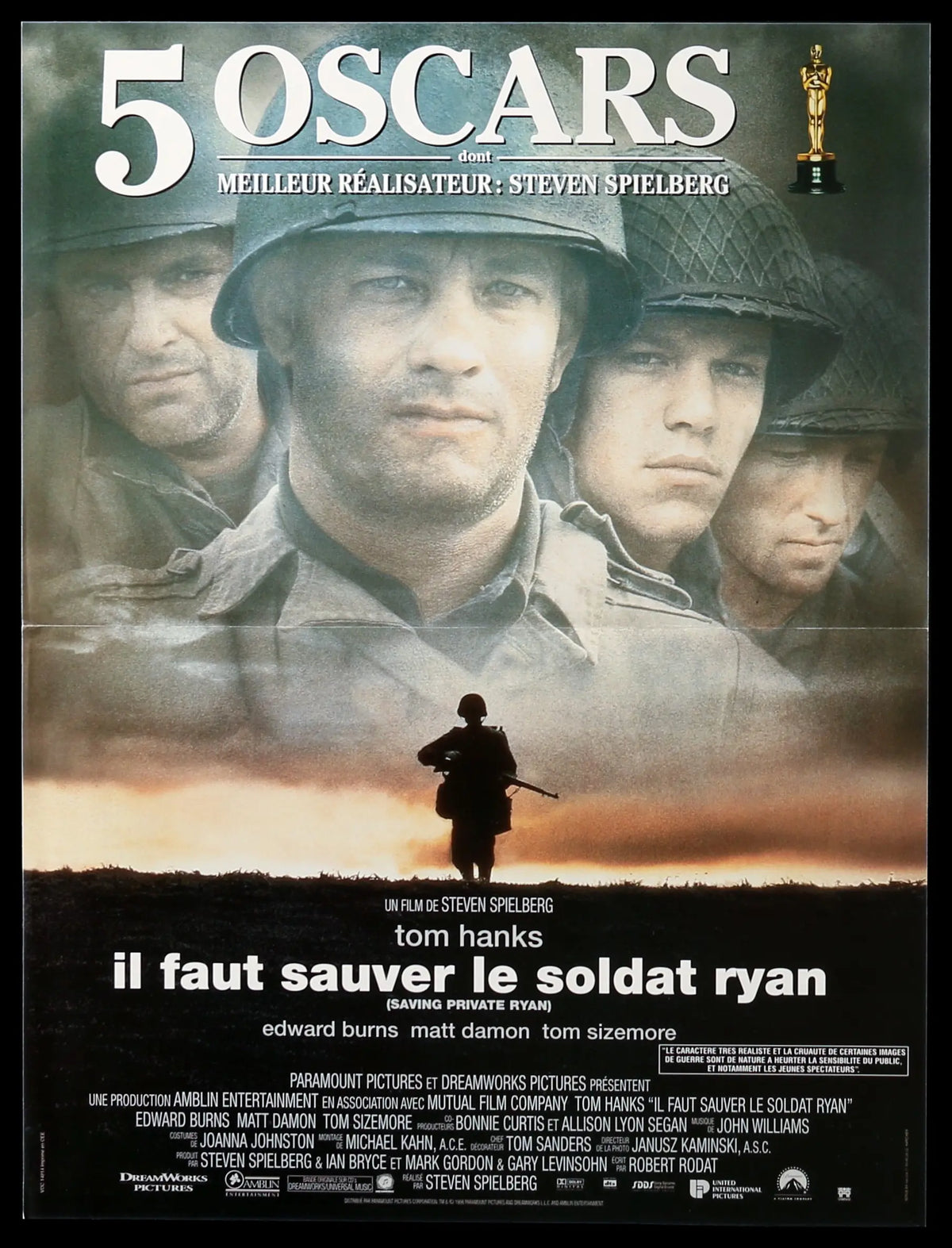 Saving Private Ryan (1998) original movie poster for sale at Original Film Art - Vintage Movie Posters