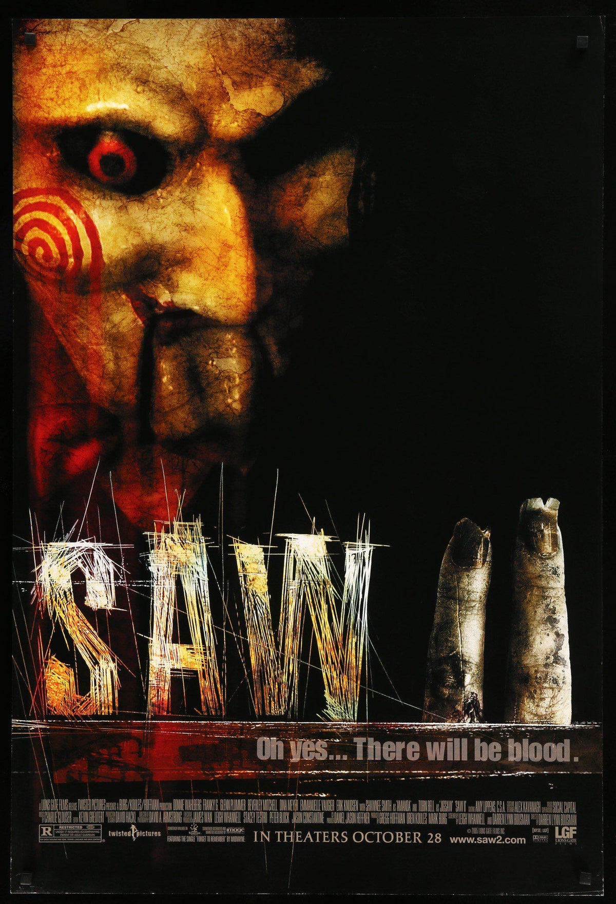 Saw II (2005) original movie poster for sale at Original Film Art