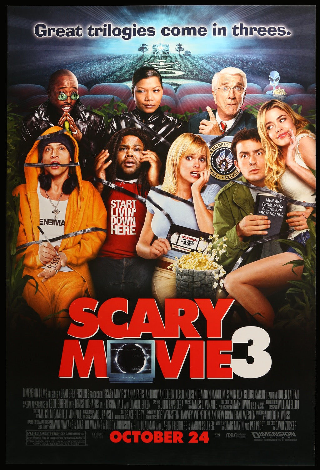 Scary Movie 3 (2003) original movie poster for sale at Original Film Art - Vintage Movie Posters