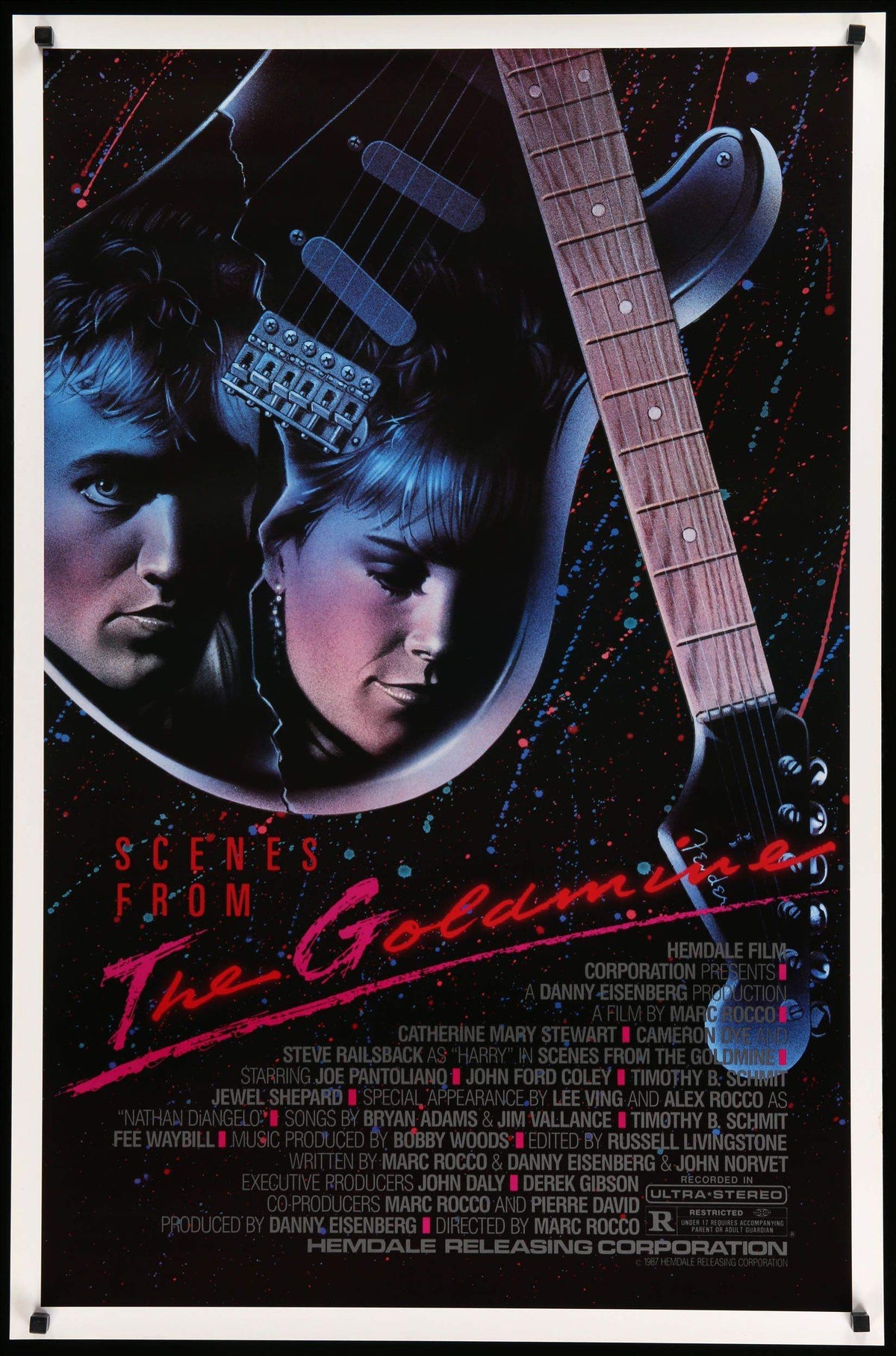Scenes from the Goldmine (1987) original movie poster for sale at Original Film Art - Vintage Movie Posters
