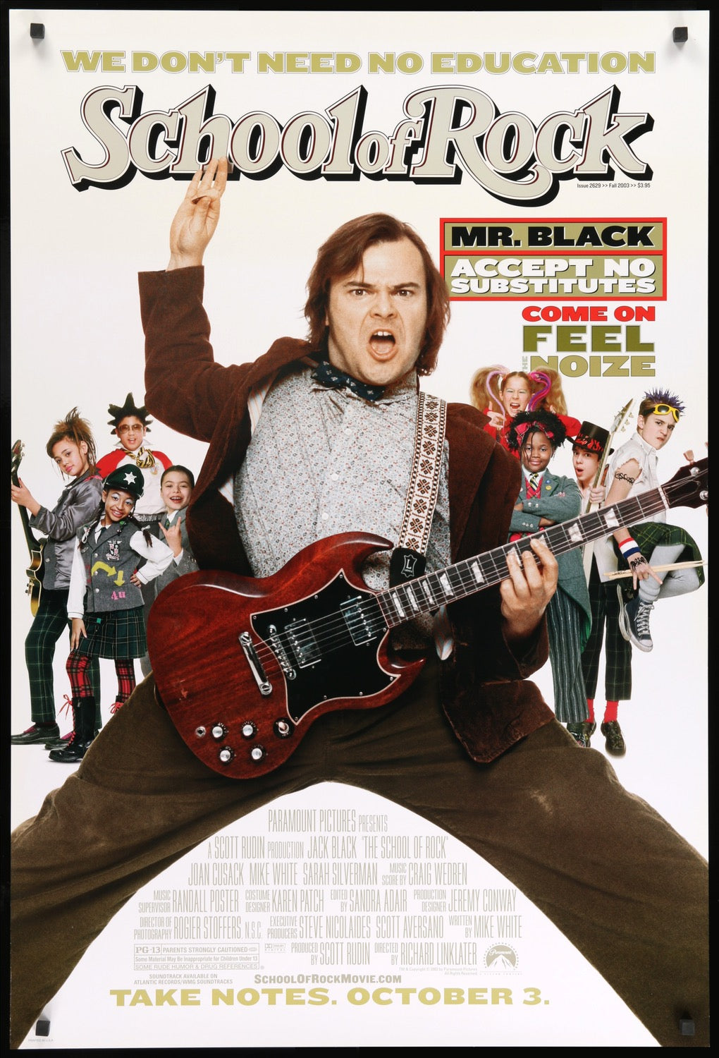 School of Rock (2003) original movie poster for sale at Original Film Art