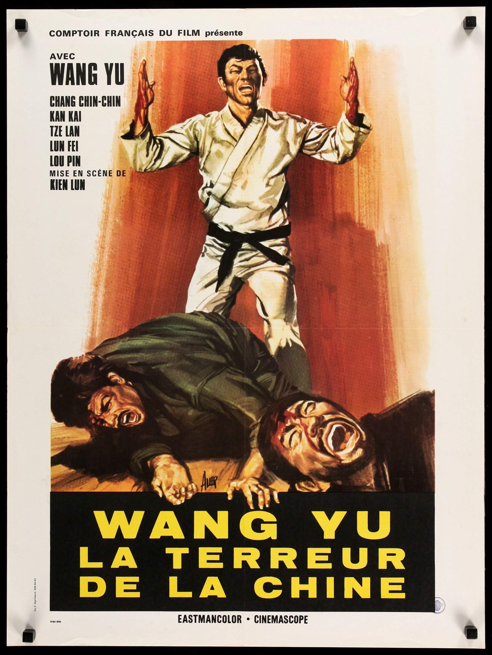 Wang Yu: Ten Fingers of Steel (1973) original movie poster for sale at Original Film Art