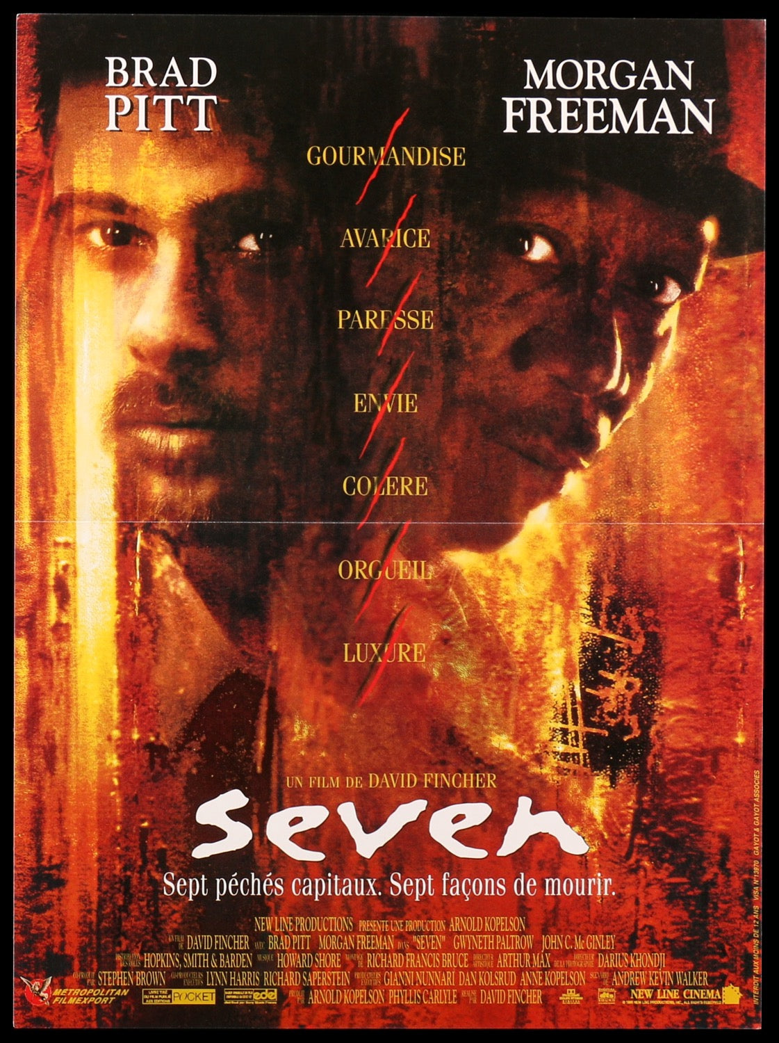 Seven (1995) original movie poster for sale at Original Film Art - Vintage Movie Posters
