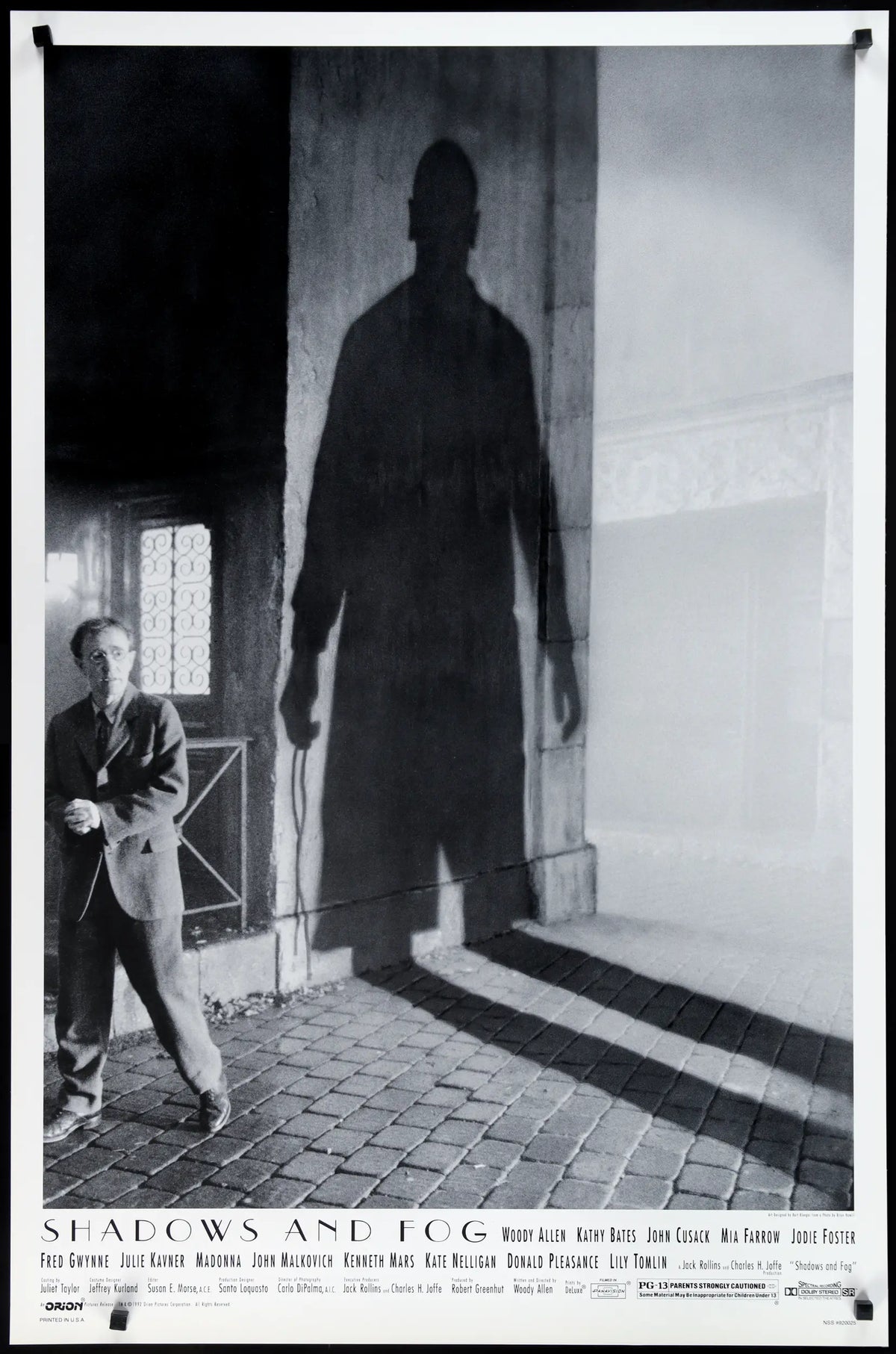 Shadows and Fog (1992) original movie poster for sale at Original Film Art