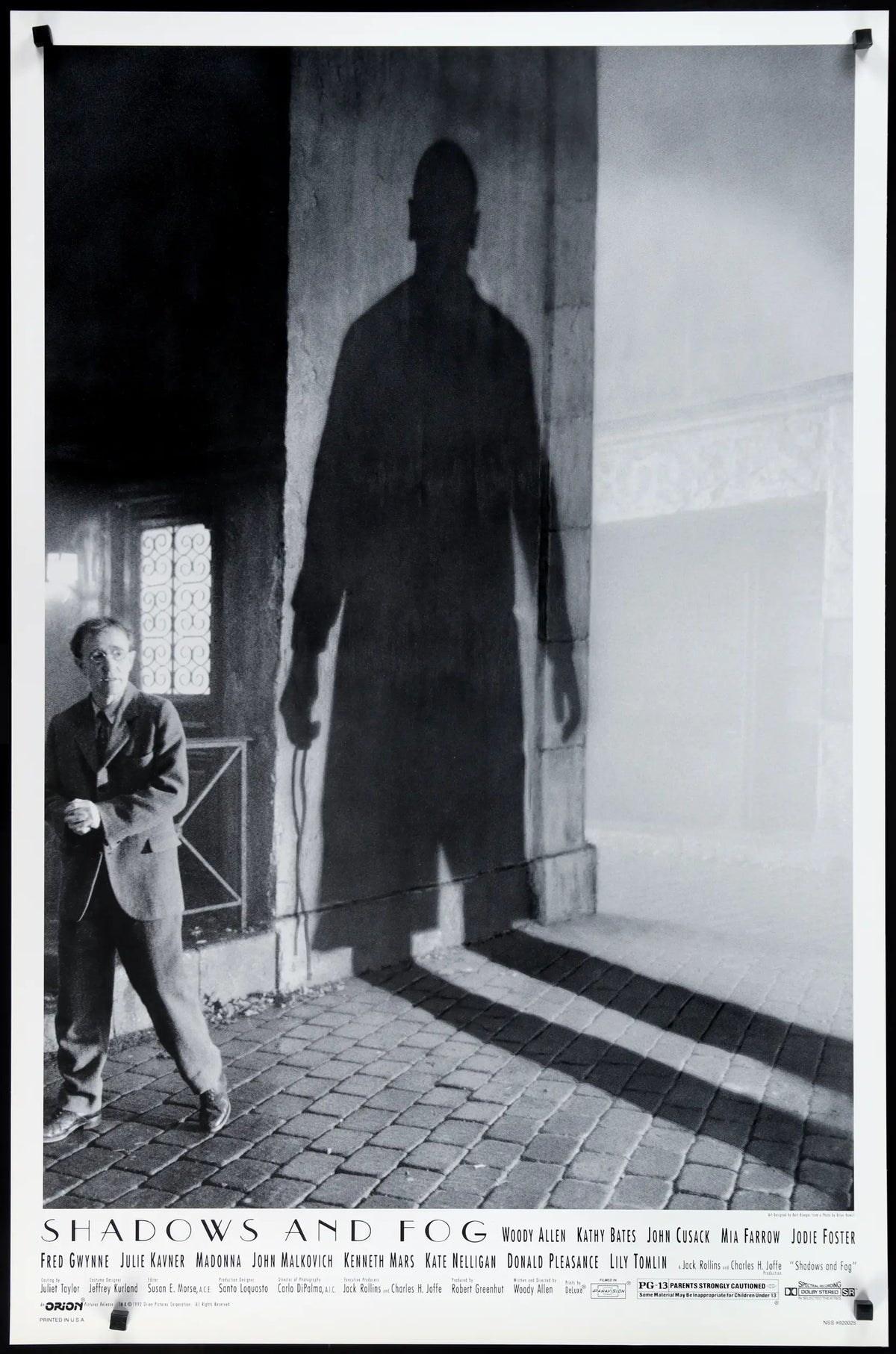Shadows and Fog (1992) original movie poster for sale at Original Film Art - Vintage Movie Posters
