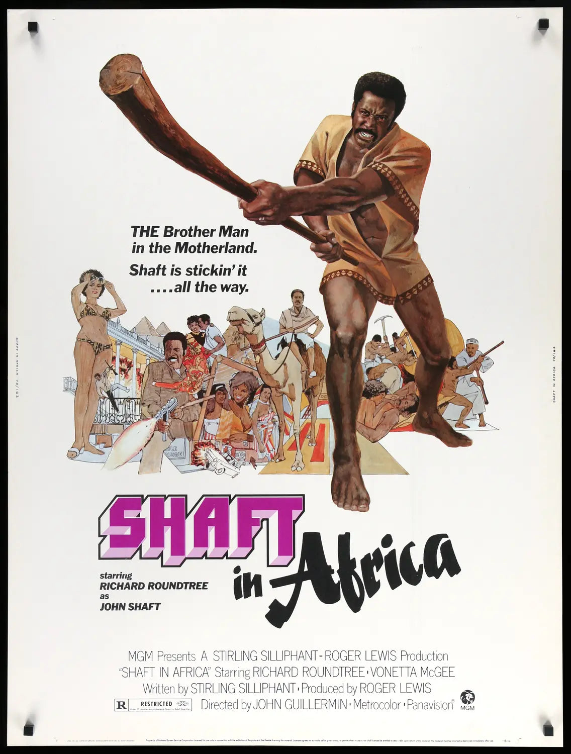 Shaft in Africa (1973) original movie poster for sale at Original Film Art