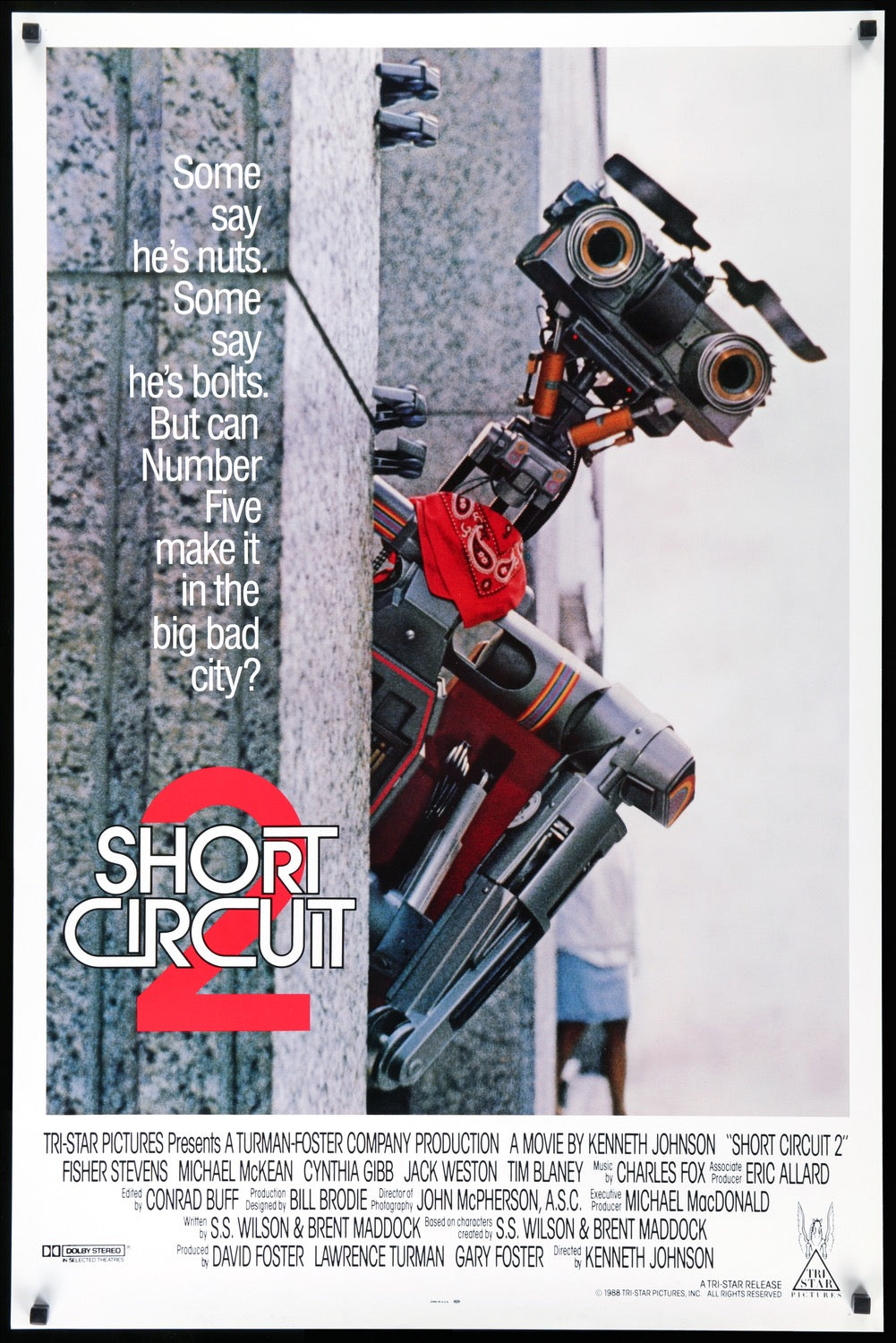 Short Circuit 2 (1988) original movie poster for sale at Original Film Art - Vintage Movie Posters