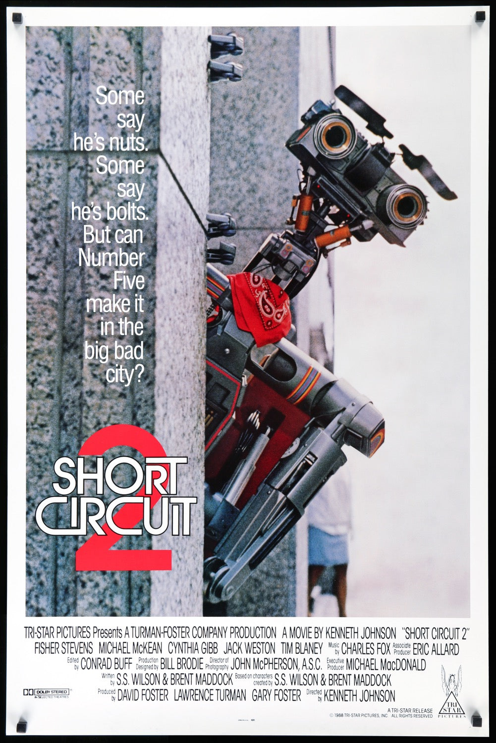 Short Circuit 2 (1988) Original One Sheet Movie Poster - Original