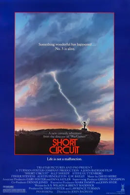 Short Circuit (1986) original movie poster for sale at Original Film Art